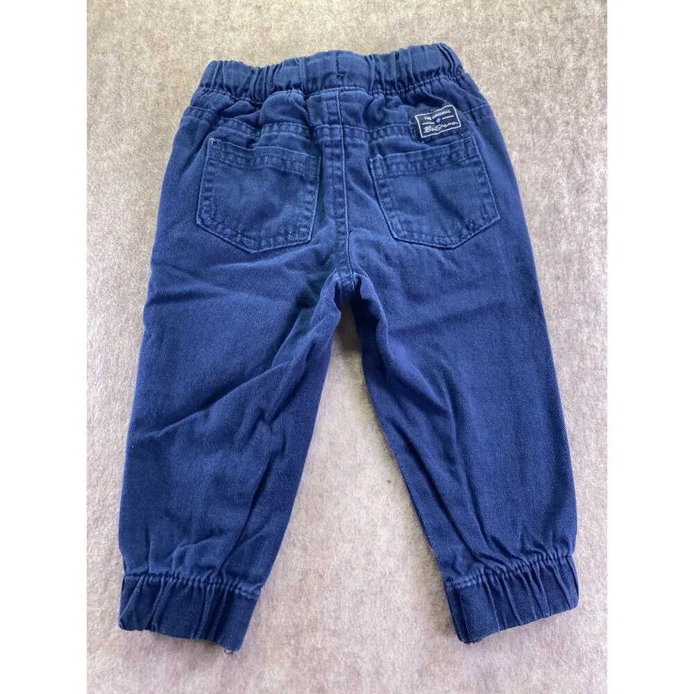 Ben Sherman Dark Blue Jogger Style 100% Cotton Pants Size 12 Months